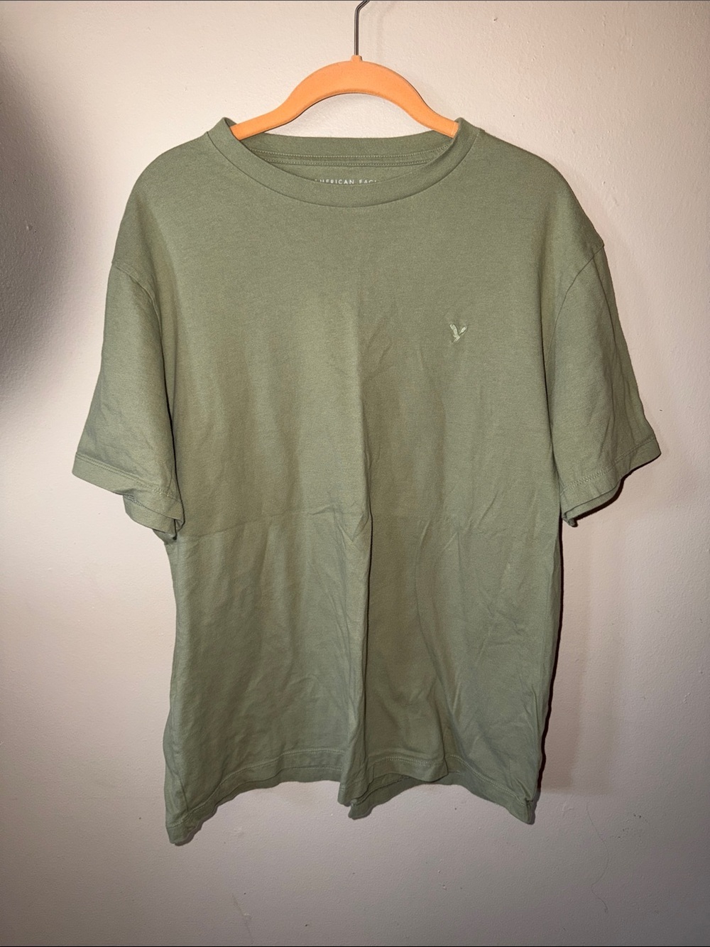 American Eagle Outfitters Olive Green Short Sleeve Crew Tee